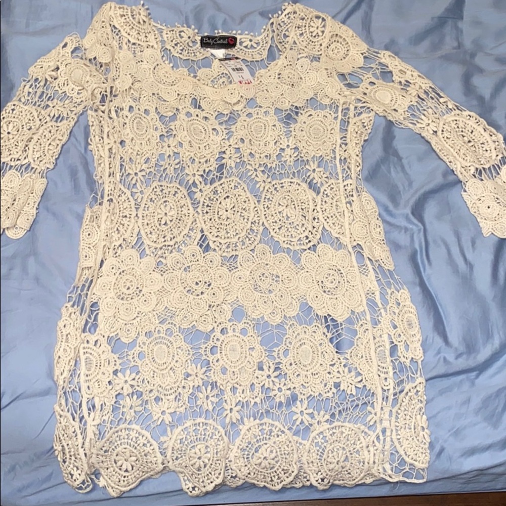 crochet lace dress